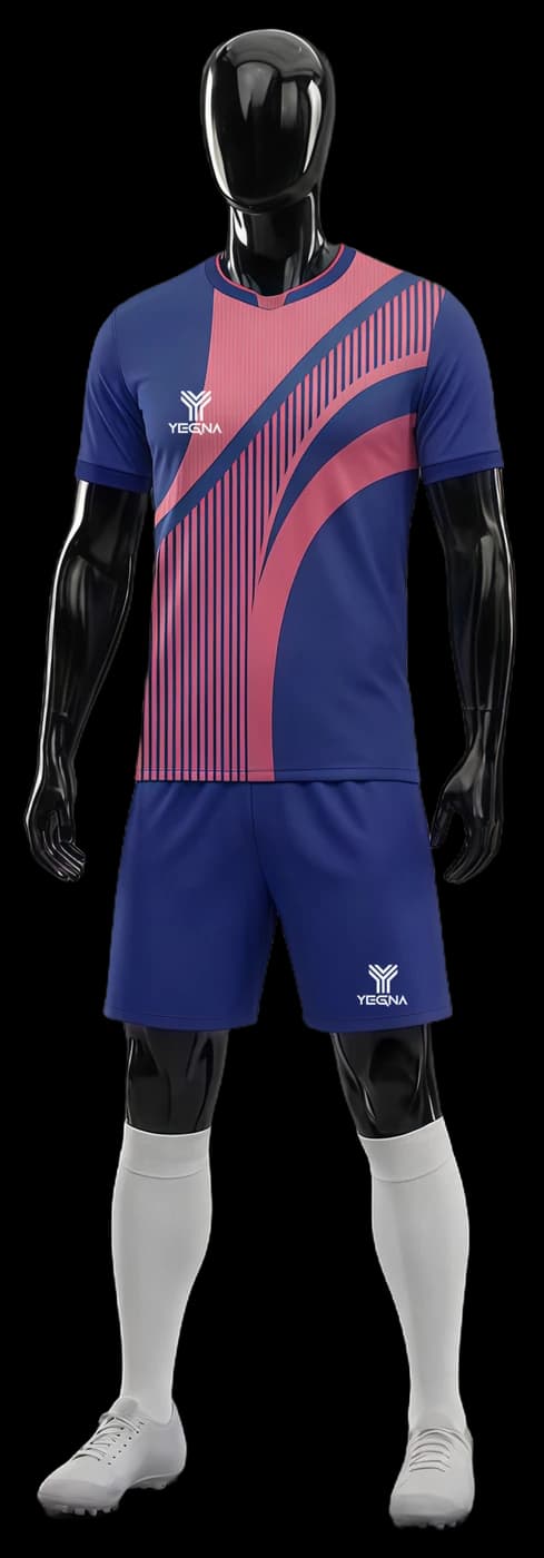 Royal and Pink kit, front