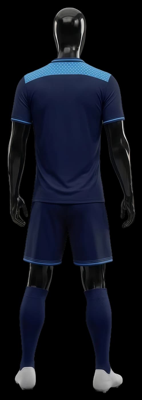 Navy and Sky kit, back